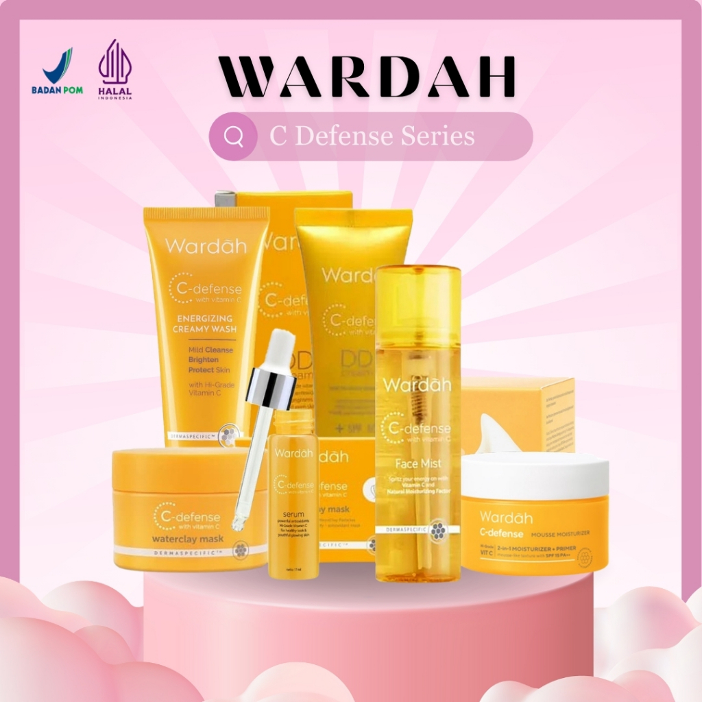 WARDAH C Defense Series | Facial Foam | Moisturizer | Serum