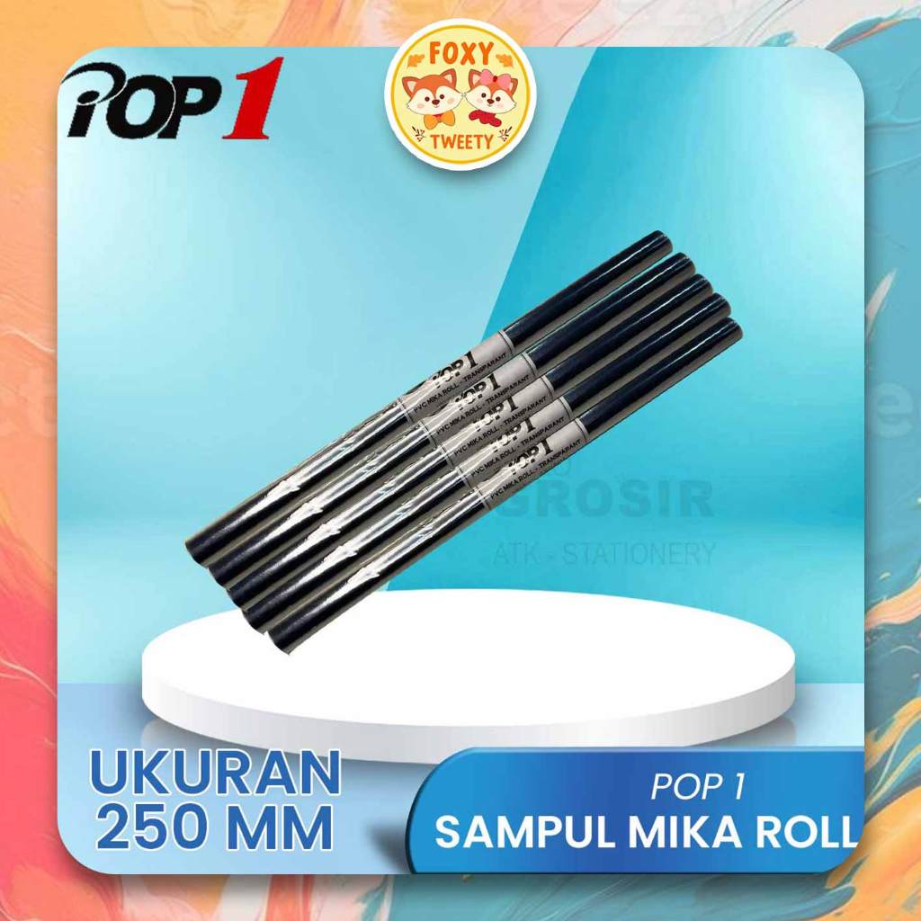 

Sampul Plastik Mika Roll / Sampul Buku / Sampul Roll / Sampul mika Ukuran 250 mm