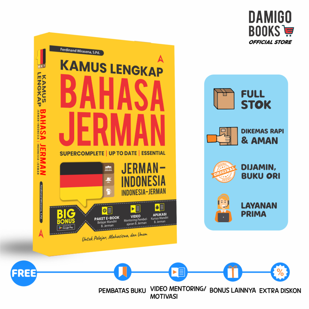 KAMUS Bahasa JERMAN - Kamus Lengkap Bahasa Jerman