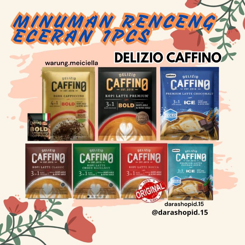 

[77] Minuman Rencengan Ecer 1pcs Delizio Caffino Coffee [darashopid.15]