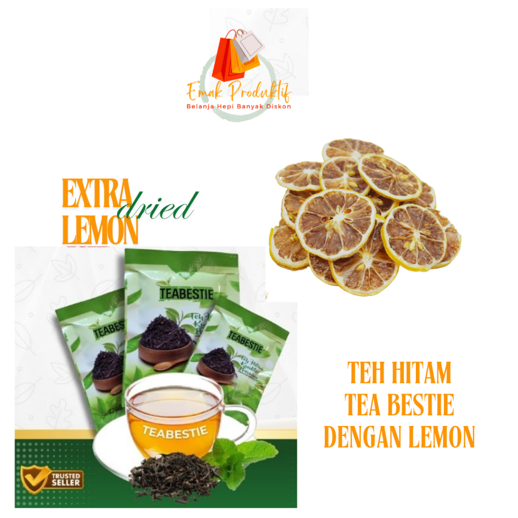 

TEABESTIE Teh Hitam Extra Lemon Diet dan Detoks Tea Bestie Mencegah Radikal Bebas