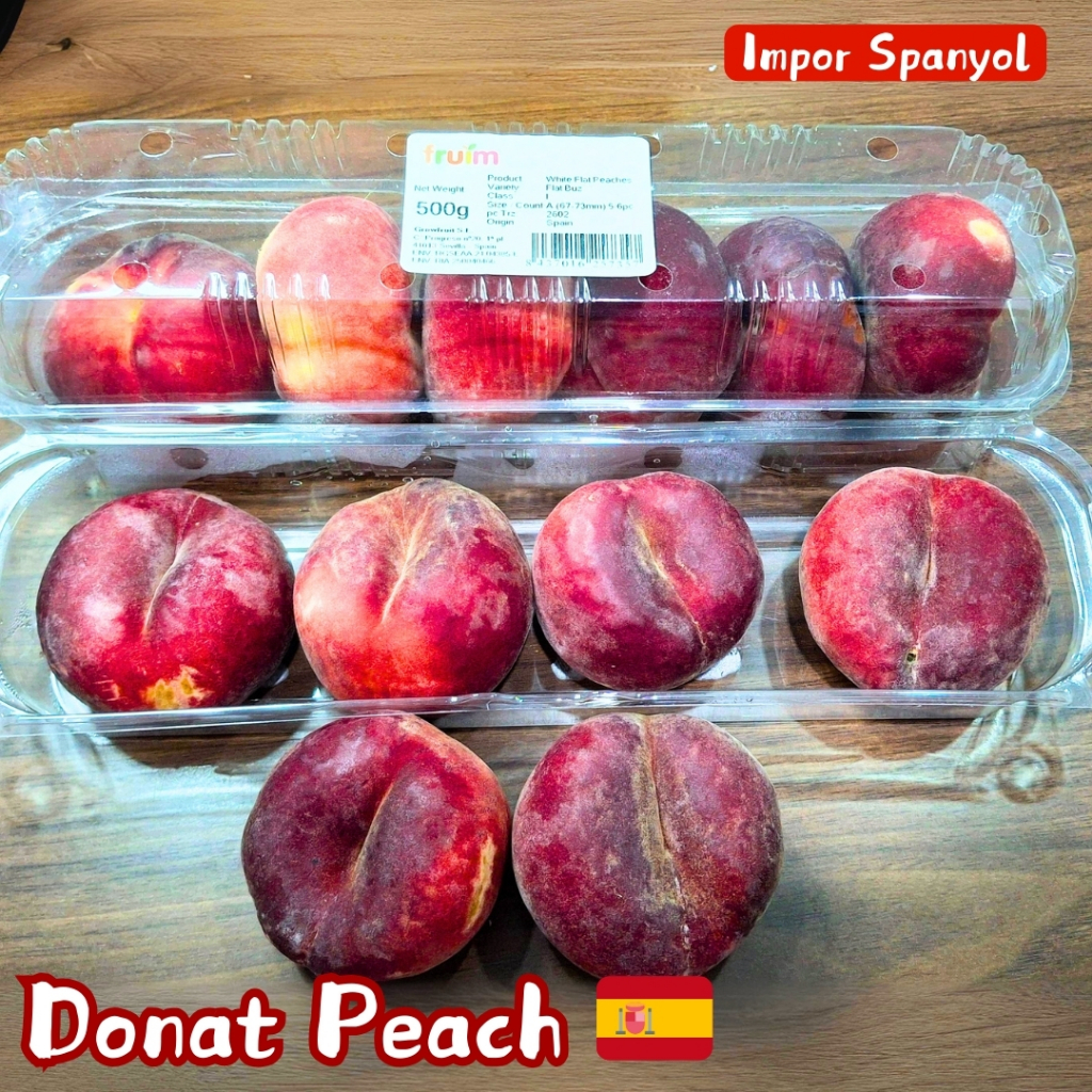 

TERMURAH BUAH DONAT PEACH BUAH IMPORT PREMIUM DARI SPANYOL HARGA GROSIR TANGAN PERTAMA KOTA BATAM