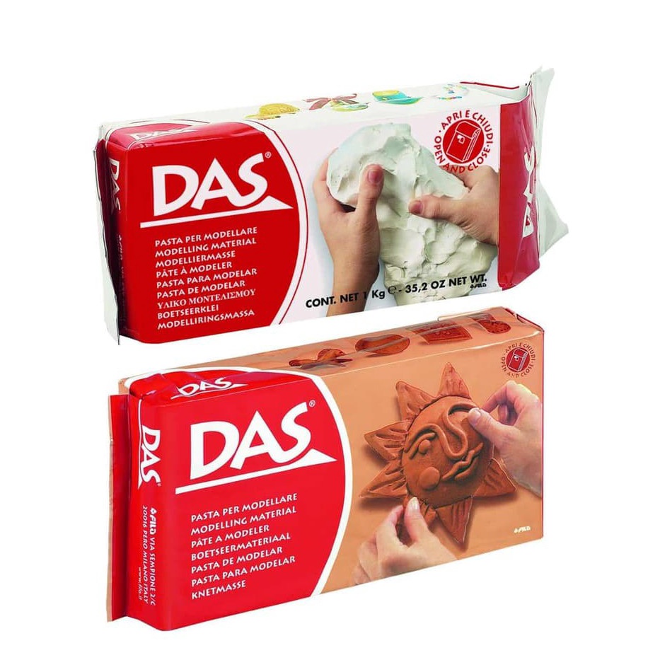 

KODE L6C2 DAS Modelling Clay Tanah Liat 1 kg White Terracotta