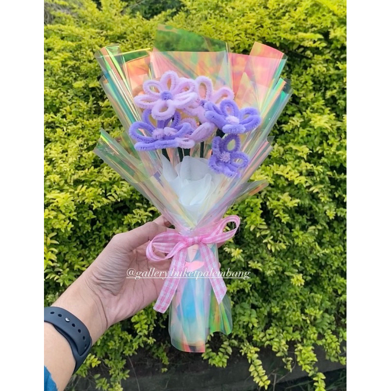 Buket Kawat Bulu/ Hadiah Pasangan / Kado Lucu Palembang