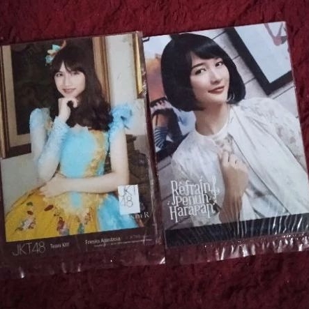 Photopack JKT48 Frieska Anastasia (edisi kalender 2018) & Photopack JKT48 Refrain Penuh Harapan Devi