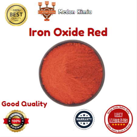 Iron Oxide Merah Cerah / Bubuk Pewarna Merah 1KG / Pigment Iron Oxide RED 190