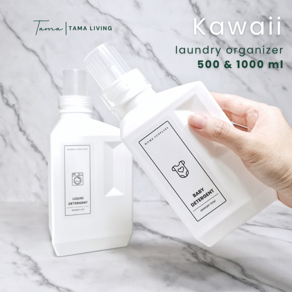 Bagus Banget TAMAKAWAII Botol Refill Laundry Organizer Botol Jerigen Sabun Storage Box Kotak Deterje