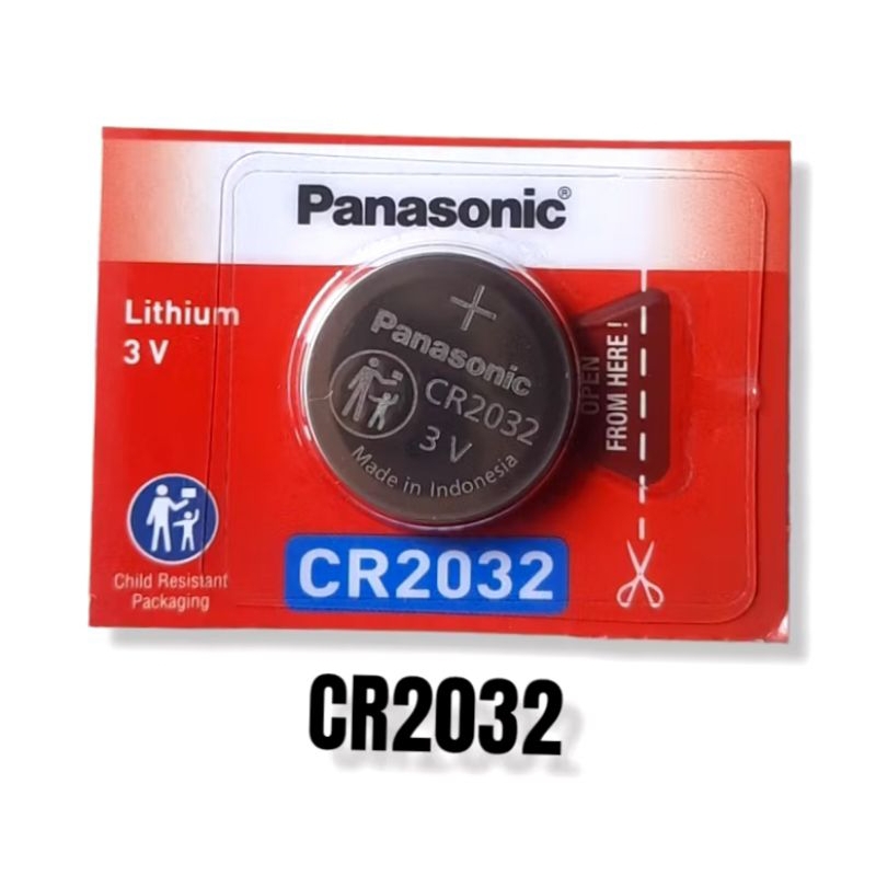 Baterai panasonic CR 2032 Original Lithium Battery 3Volt CR 2032