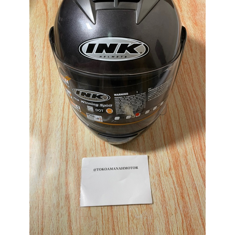 HELM INK CL MAX SOLID GM CLEAR SIZE M