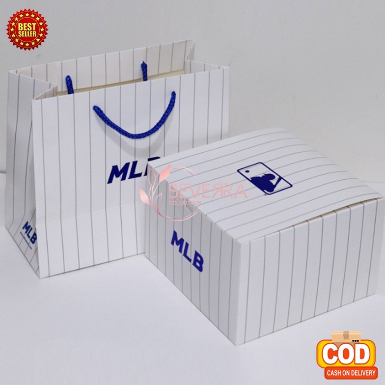 

PRODUK TERBARU BOX TOPI MLB Kotak Packing Tas Hadiah Korea Topi portabel BX