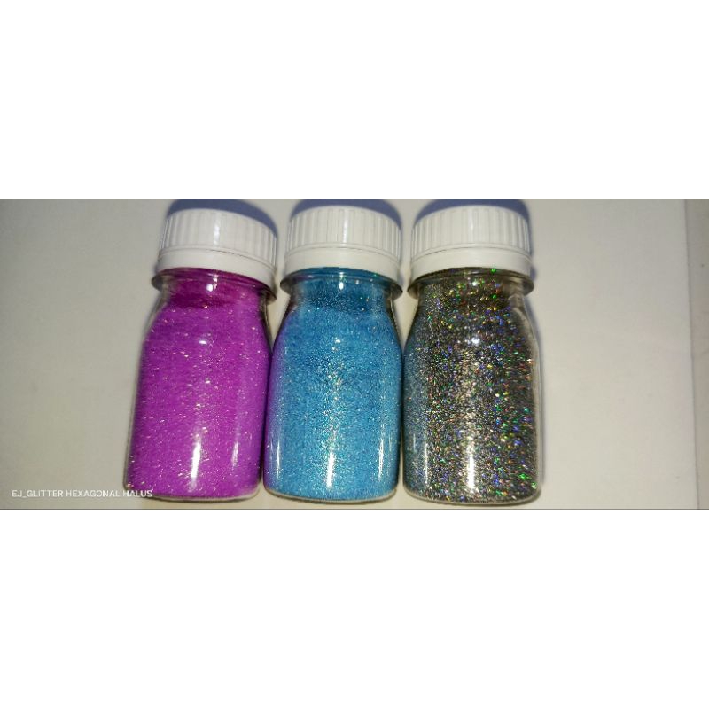 Glitter halus Hologram bling pelangi rainbow