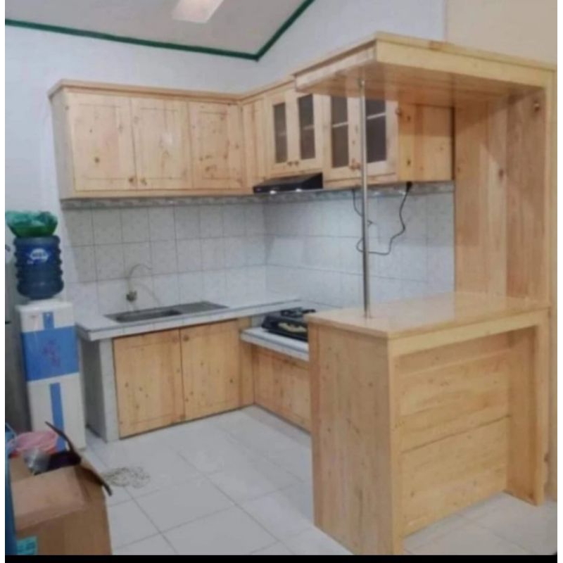 kitchen set dapur kayu jati belanda # permeter