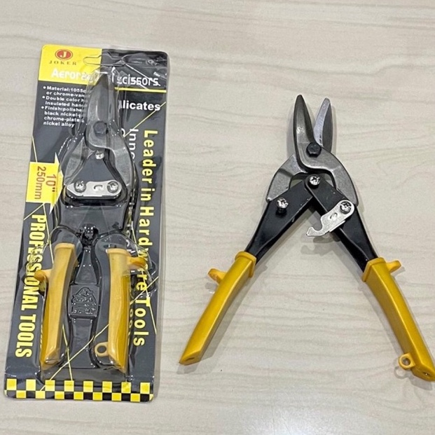 

HPP JOKER gunting aviation 1inci gunting seng baja ringan 1 gunting seng runcing 25cm MILD STEEL ZINC SCISSORS AVIATION TINMAN SNIP gunting pipa holo gunting kawat seng plat gipsum gunting furing snips d D3O9