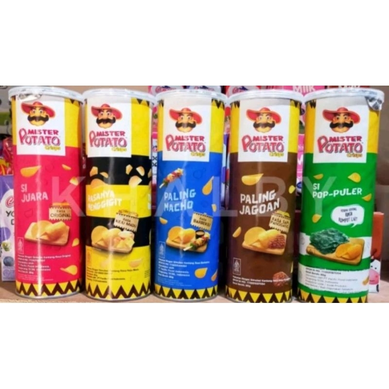 

Mr Potato 80 gr snack Kentang Rasa Original enak
