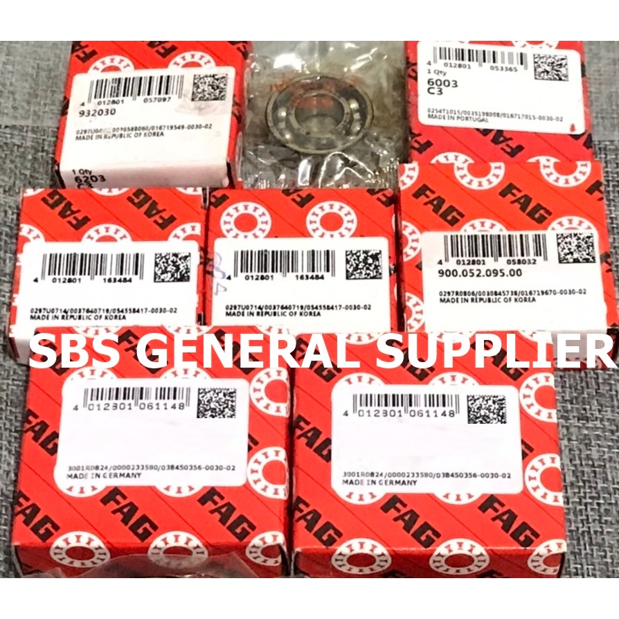 Bearing/Laher Keramik untuk Kruk As, Ratio F1ZR / F1-ZR / FIZR