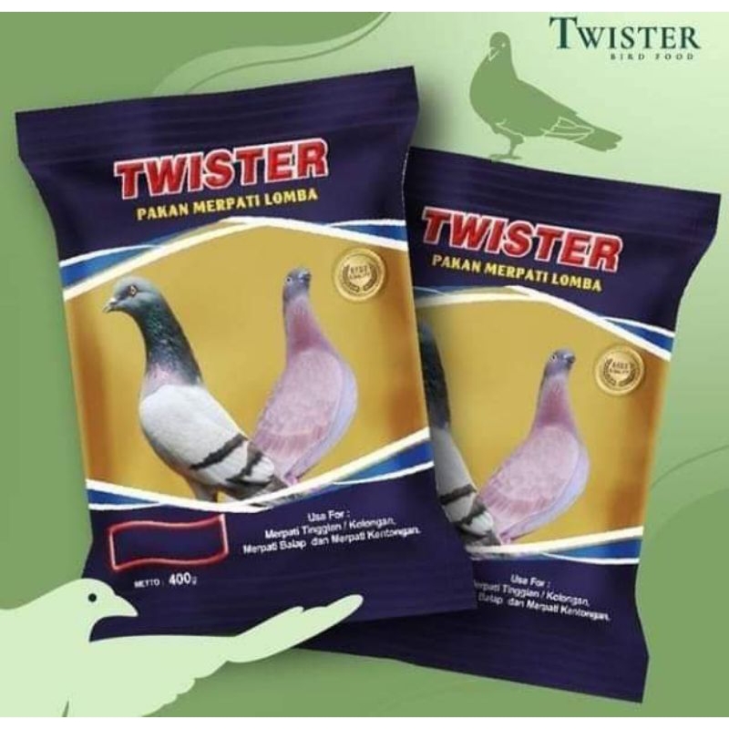 twister pakan merpati lomba/ pakan merpati twister isi kemasan 400g