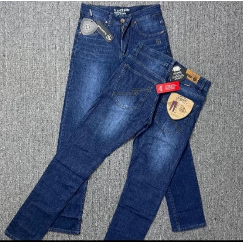 celana jeans pria planet surf slim fit