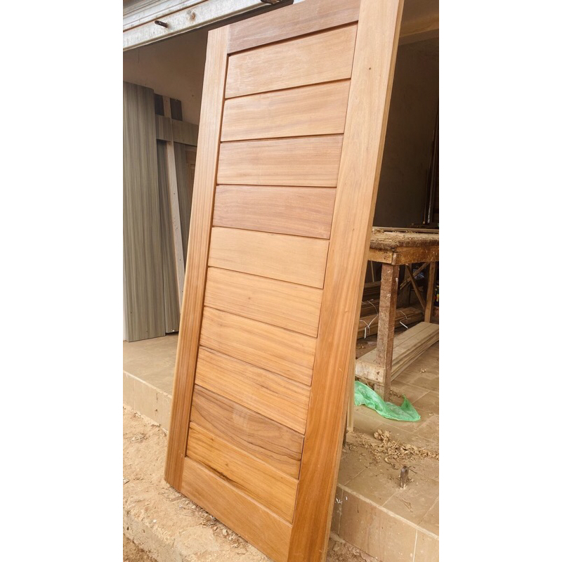 Pintu Rumah Kayu Jati Minimalis Daun Pintu Kamar Utama