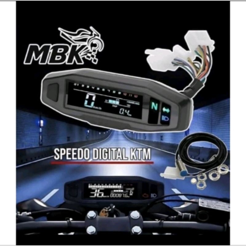 spidometer kilometer mod ktm digital fulllset untuk rx king new rx king lama model castem