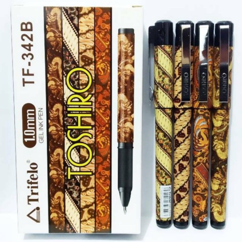 

PROMO BESAR Pulpen Batik Trifelo Toshiro TF342B Ink Gel Pen 1mm
