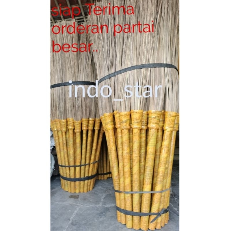 sapu lidi gagang / sapu lidi kelapa / sapu jalanan / sapu taman kuat dan awet
