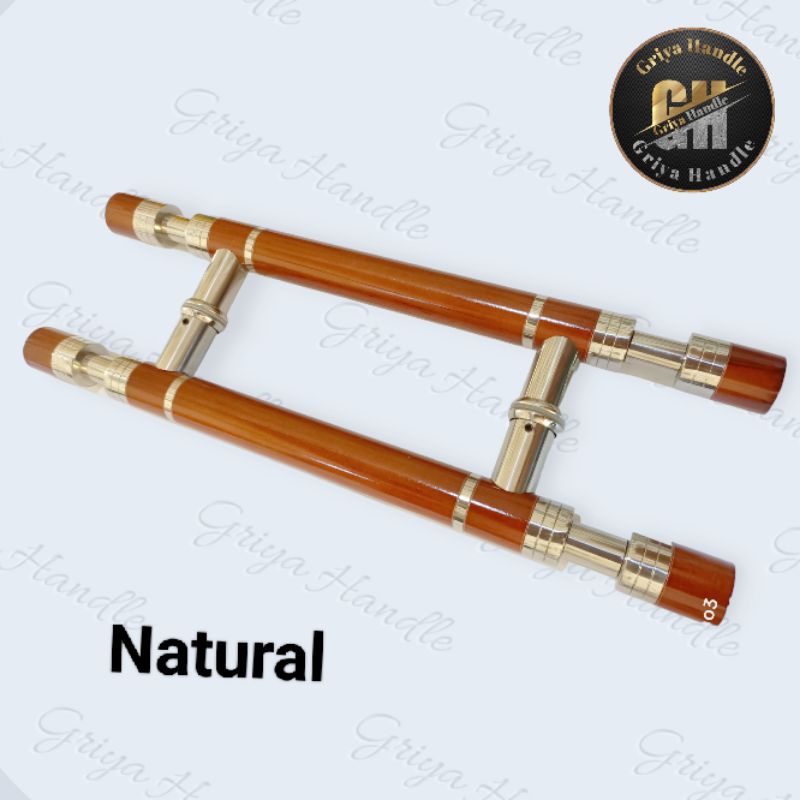 1 set Handle pintu baut tembus model Barbel 45 cm 60 cm Tarikan pintu rumah minimalis/Gagang pintu r