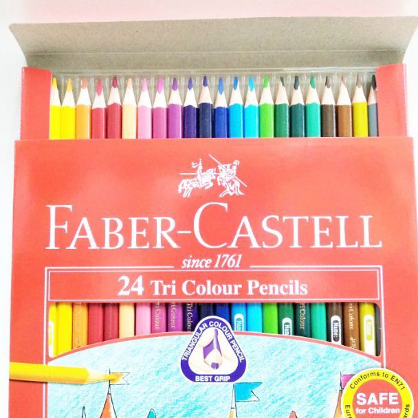 

KODE D9M2 Pensil Warna Faber Castel 24C TriAngular Panjang