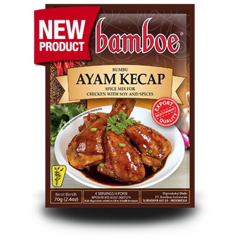 

Bamboe Ayam kecap bumbu masak instant