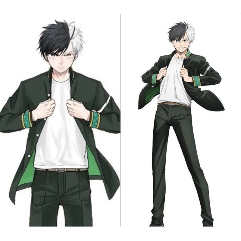 Kostum Cosplay Jaket Blazer Sakura Haruka Anime Wind Breaker Costume Cosplay Seragam sekolah Bofurin