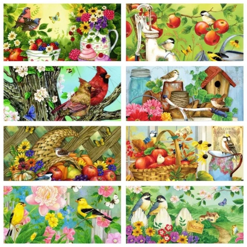 

KODE I2K6 Full Drill Diamond Painting 3 x 4cm Lukisan Berlian Kristik