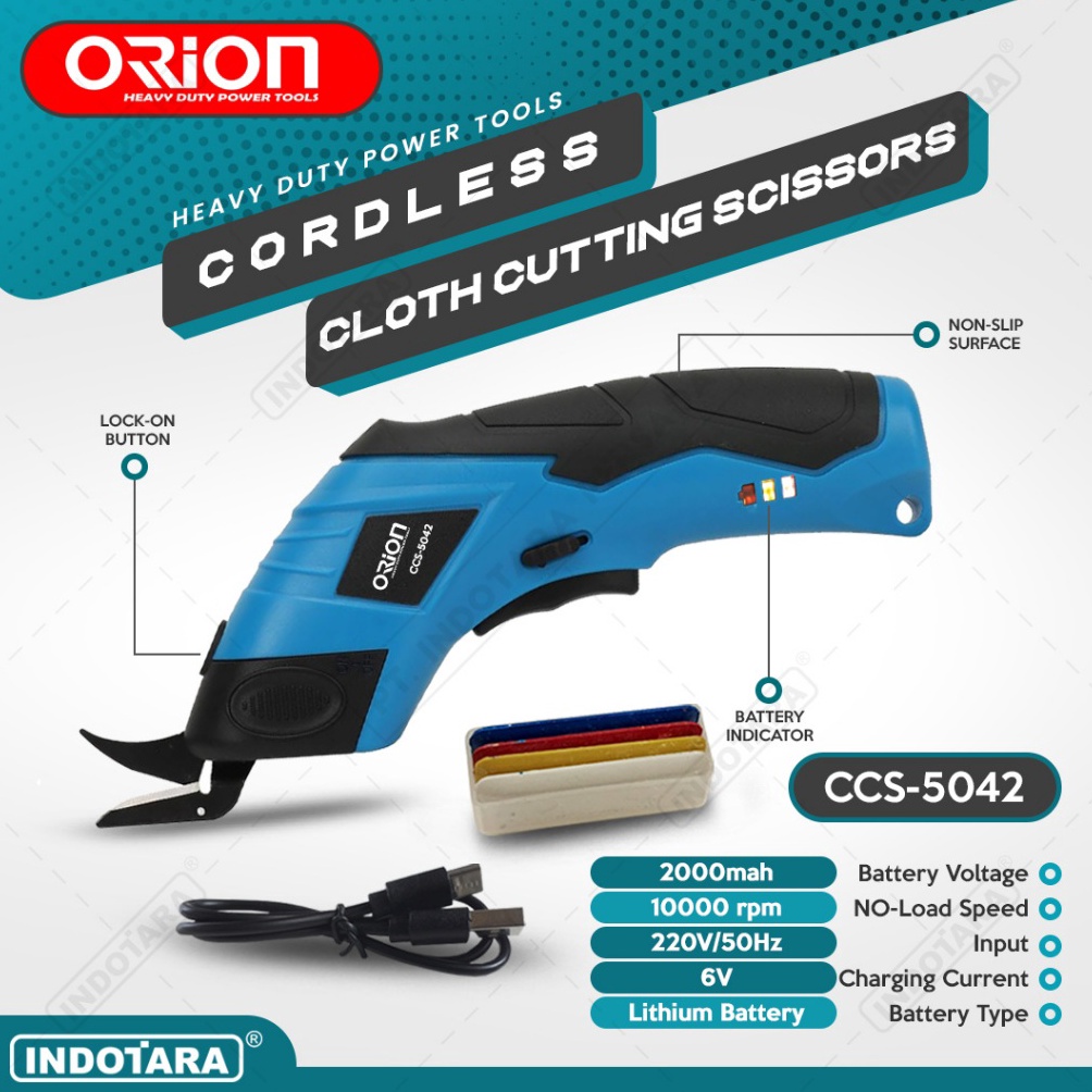 

KODE B9N5 Gunting Listrik Pemotong Kain Portabel Tanpa Kabel Elektrik Charger