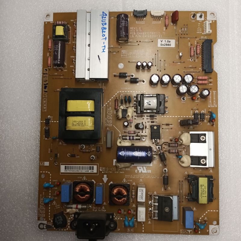 POWER BOARD PSU LG TV 42UB820T  ORIGINAL LG SMART TV 42