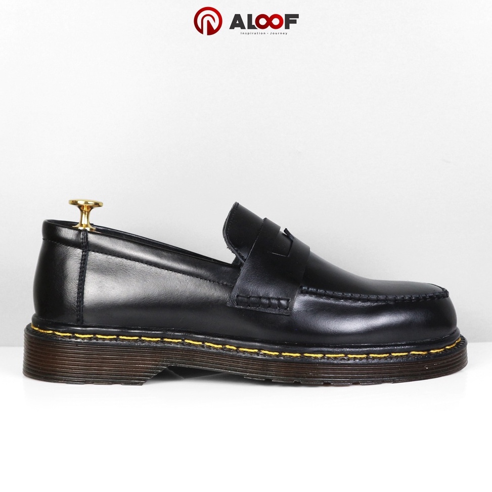 KODE C7Q2 3845 Aloof PENNY  Sepatu Loafer Pria Kulit Asli Original Indonesia