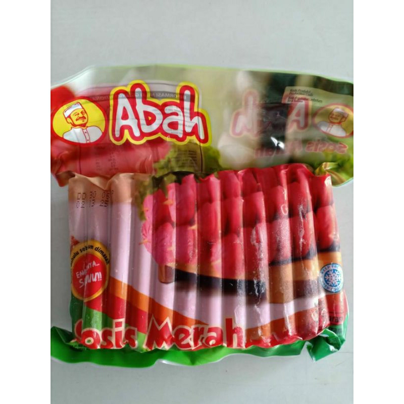 

sosis merah Abah 750gr isi 30 /Abah sosis merah 750g