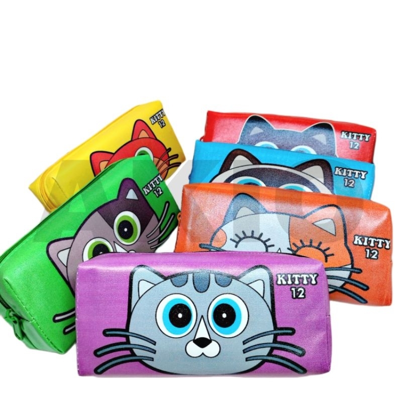 

Tempat Pensil Anak Karakter KUCING CAT KITTY 12 JUMBO Lucu Zipper Ziper Resleting Pouch Kosmetik