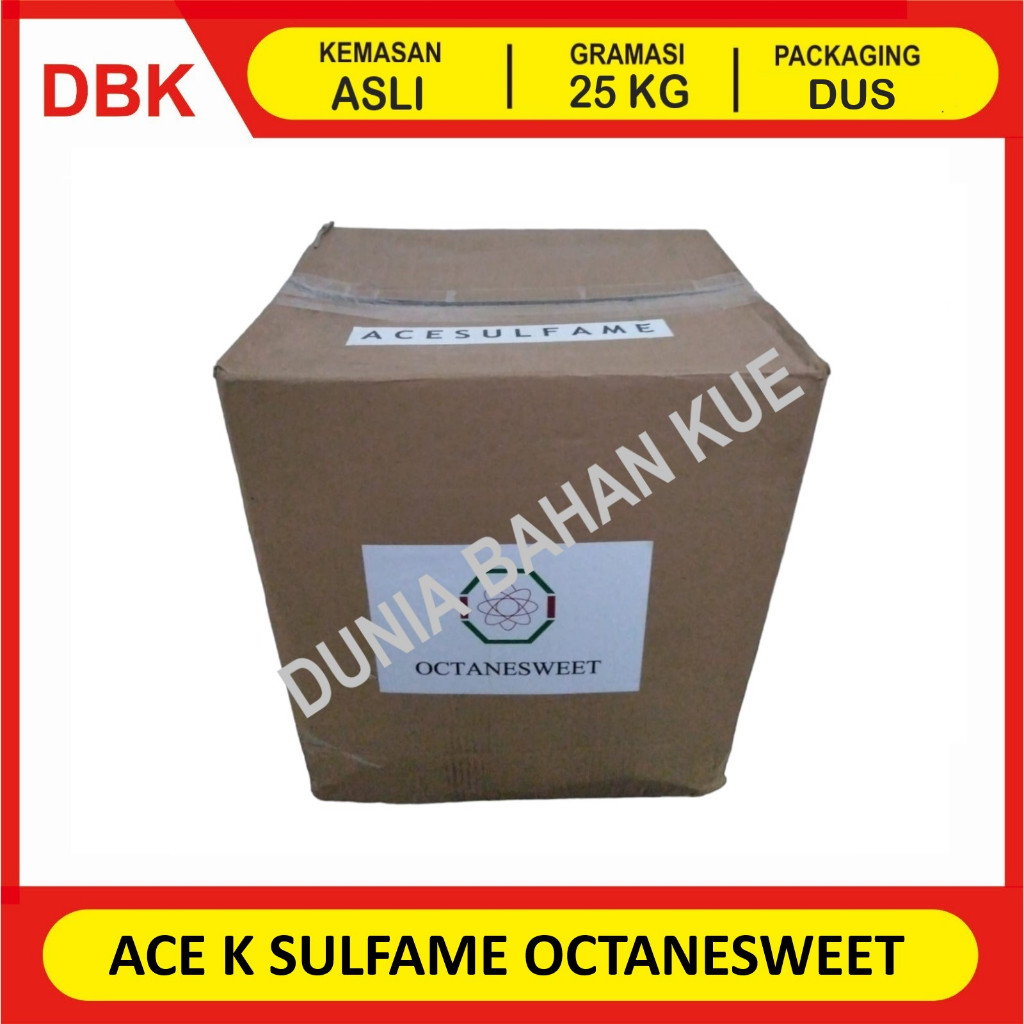 

(KHUSUS INSTANT/GOSEND) ACE K SULFAME OCTANESWEET - 1 DUS 25 KG / PEMANIS 200x GULA ACEK SULFAME