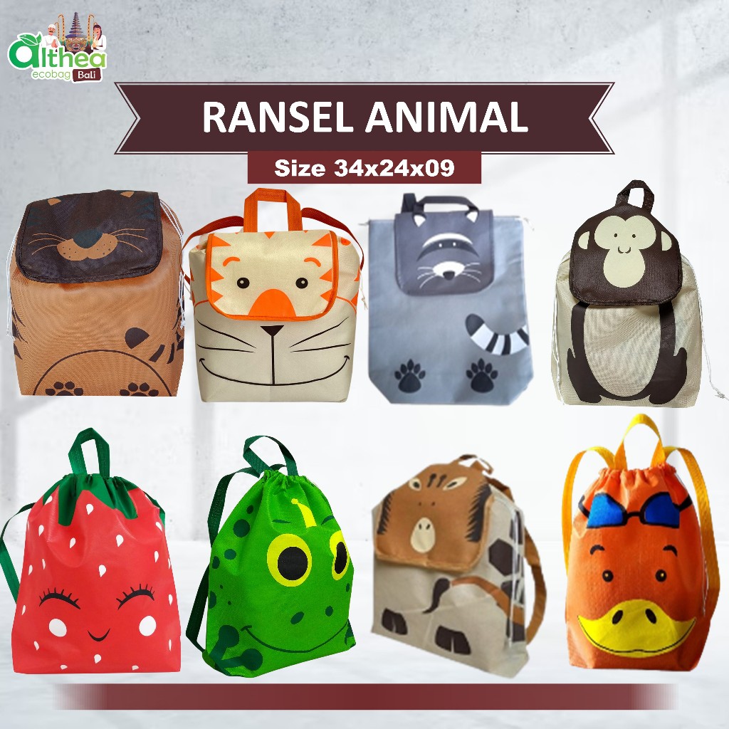 

Tas Souvenir dan Tas Snack Ulang Tahun | Tas Ransel Lucu | Jahit RT 34x24x09