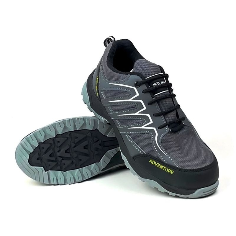 Sepatu Snickers Pria Dewasa Kerja Proyek Ujung Besi Hitam MJ81 Safety