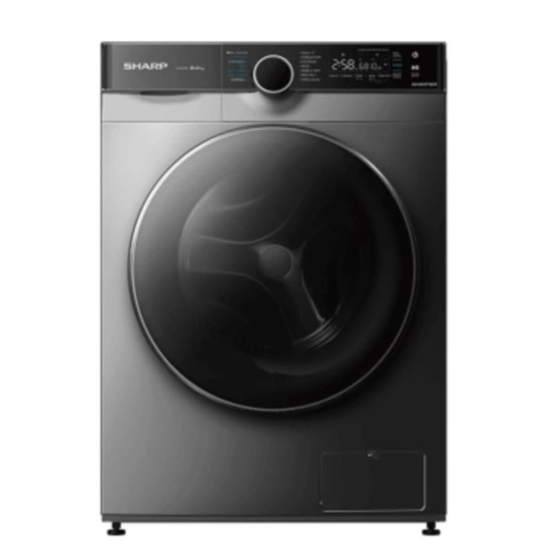 Sharp Mesin Cuci Front Loading 9 Kg ES-FL1490MSX Inverter Technology Kaps 9 Kg