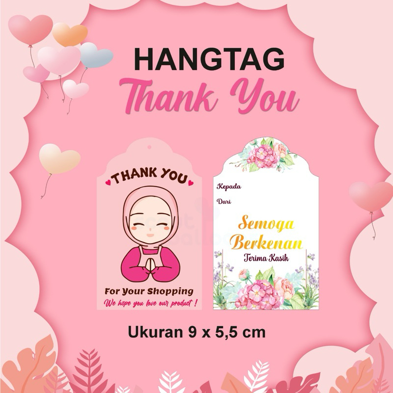 

Hang Tag Thankyou isi 10