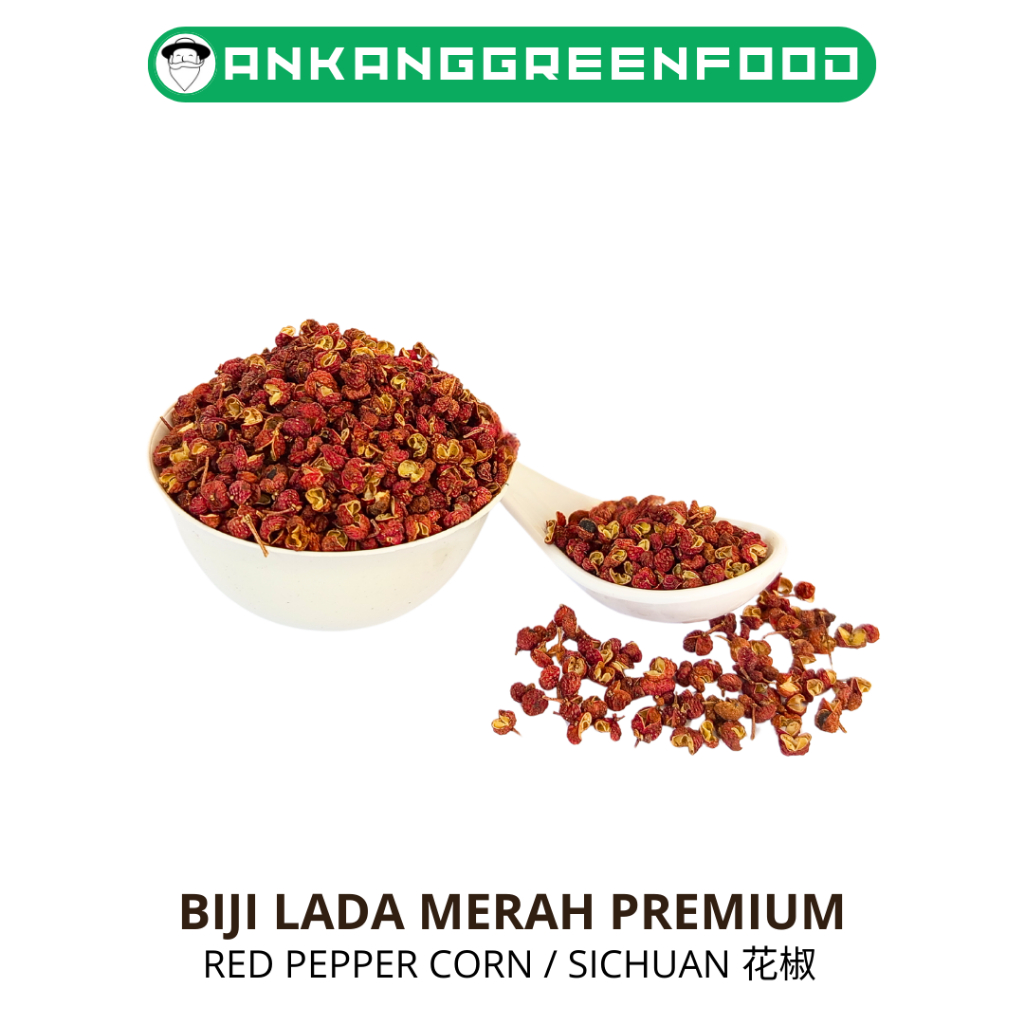 

[250-500gr] Sichuan premium/Red pepper corn/Biji lada merah/麻辣椒/红花椒