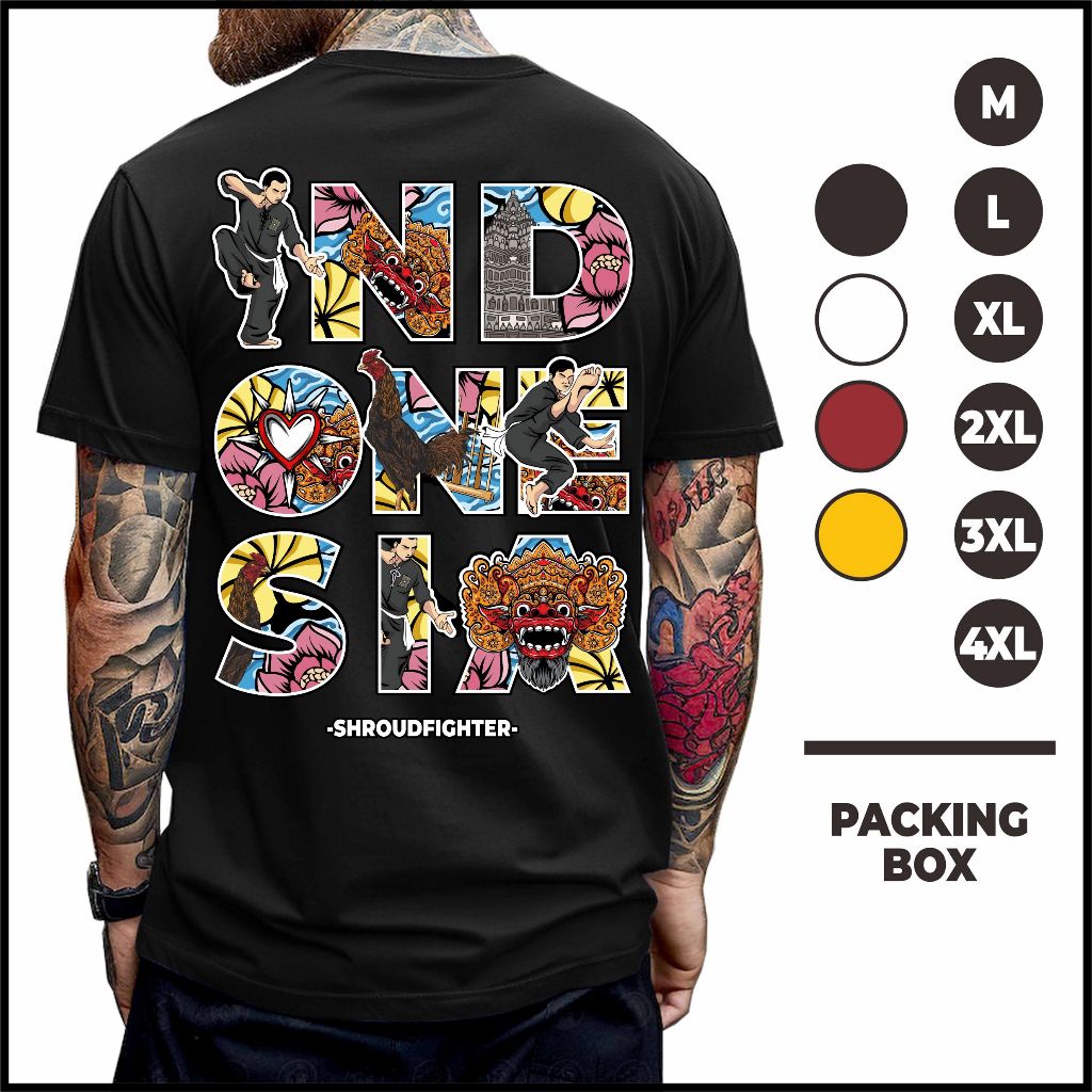 Kaos Baju Terate Psht 1922 Sh Model Indonesia Terbaru Culture Oversize Katun