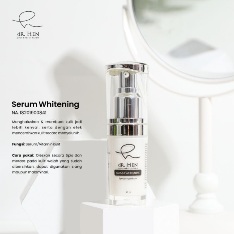 SERUM WHITENING DR HEN//SERUM ACNE DR HEN