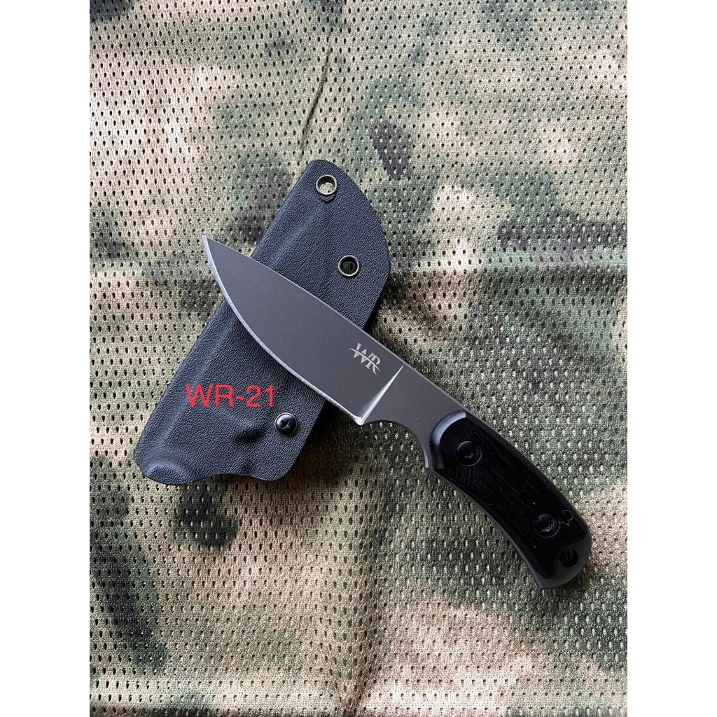 Pisau Tactical Kydex WR 21 Custom Laser / Pisau WR Tactical Outdoor + Holster Dan Teklock / Pisau Ca