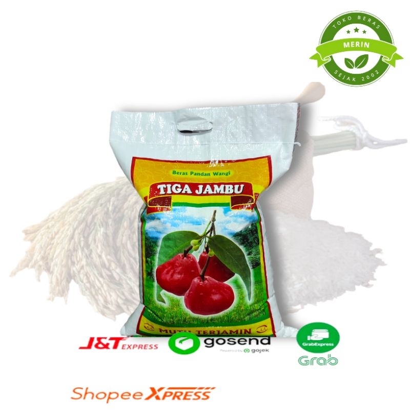 

Beras Tiga Jambu (Pulen) Kemasan 10kg