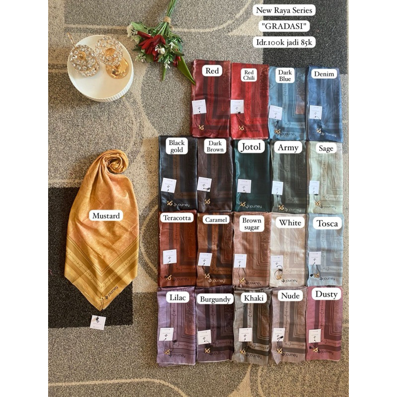 Hijab Raya Gradasi Series By Journey Scarves