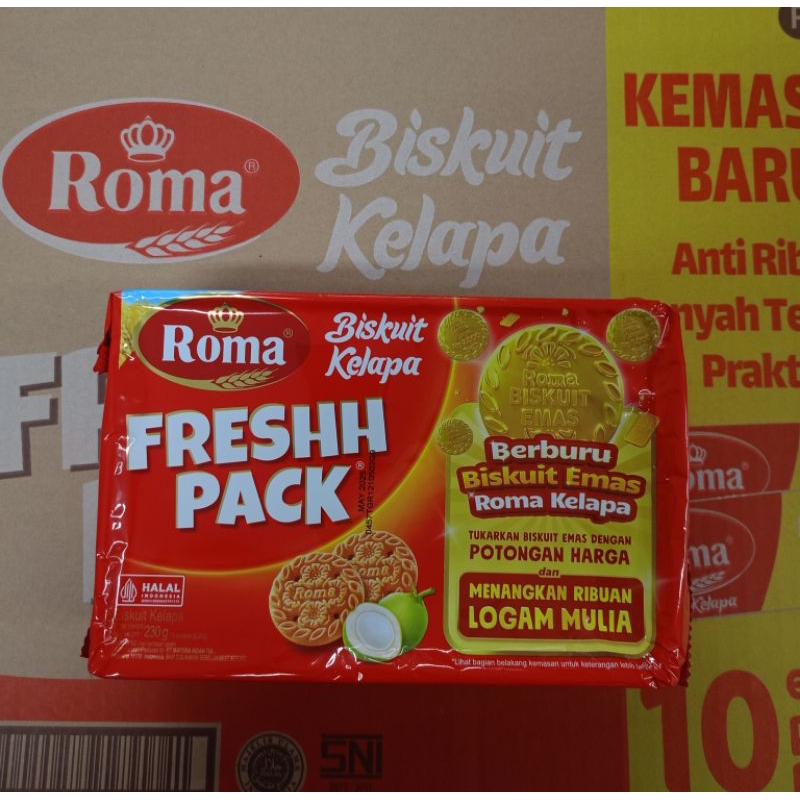 

Roma Biskuit Kelapa Freshh pack 230gr