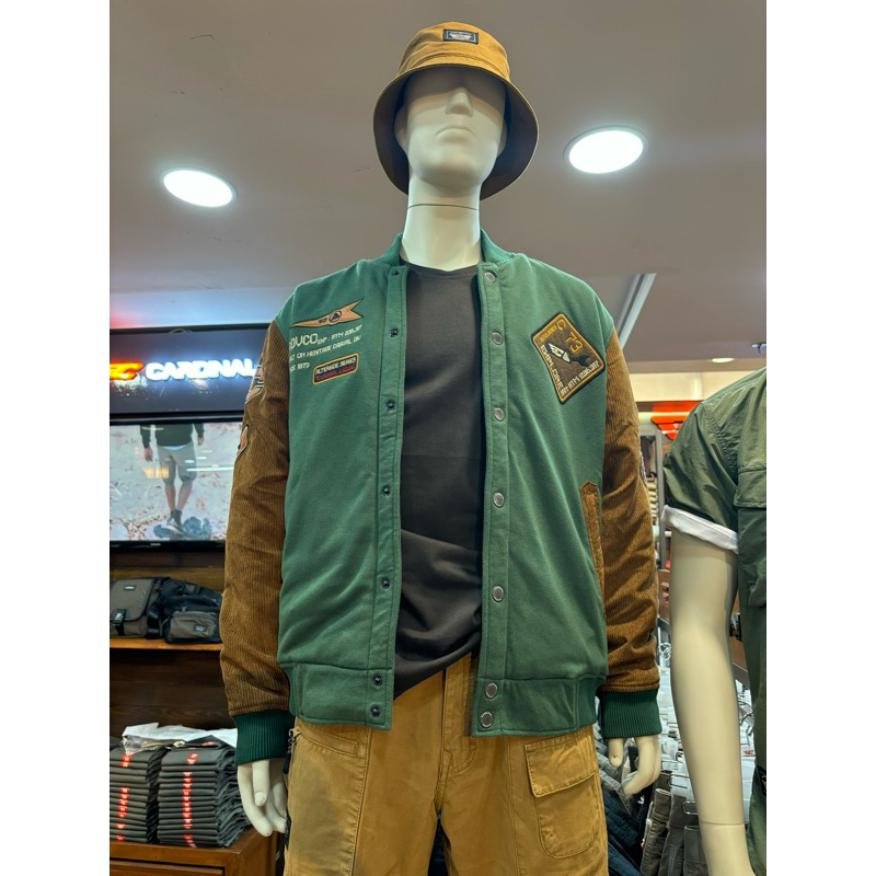 [ORIGINAL] CARDINAL JAKET BASEBALL PRIA | JAKET BASEBALL COWOK HIJAU BRAND CARDINAL TERBARU