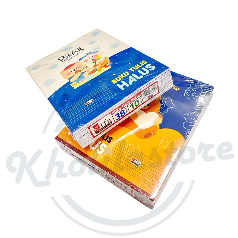 

Buku Tulis Halus Alfa New Star 38 lembar isi 10 pcs