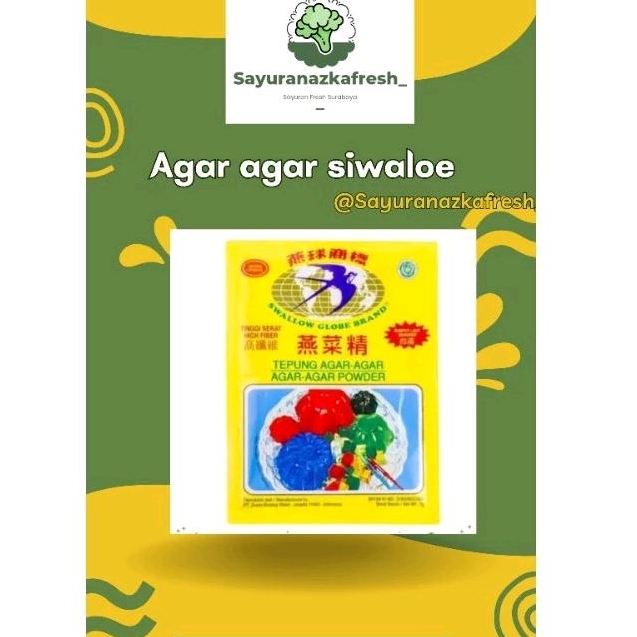 

Agar agar Siwaloe plan